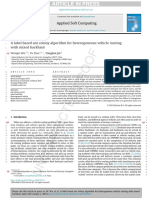 Article in Press: A Label Based Ant Colony Algorithm For Heterogeneous Vehicle Routing With Mixed Backhaul