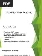 Fermat and Pascal