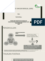 Aspirasi Vakum Manual (Avm) : Oleh: Pembimbing