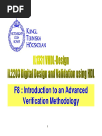 F8 - Introduction To An Advanced Verification Methodology PDF