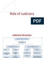 Role of Judiciary in India 