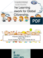 The Learning Framework For Global Citizenship.: College of Education