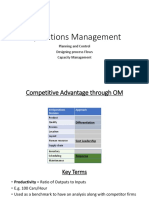 Operations Management: Planning and Control Designing Process Flows Capacity Management