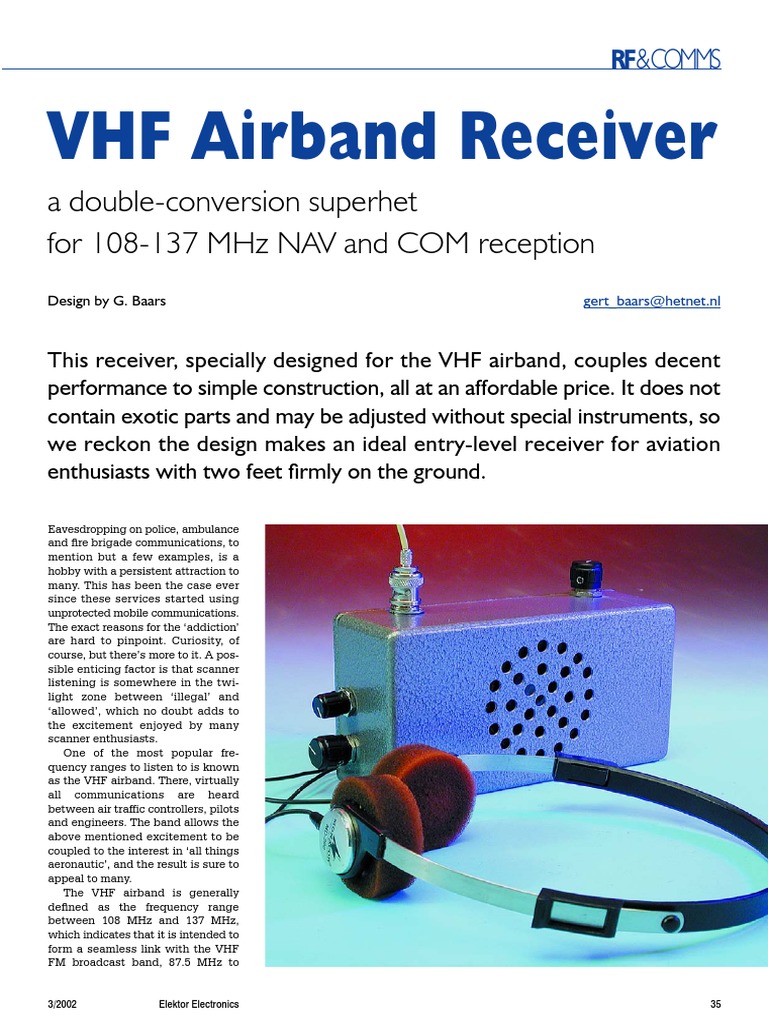 VHF Airband PDF Amplifier Frequency Modulation