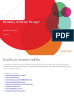 Mendeley Reference Manager Quick User Guide April 2019