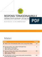 Responsi Termodinamika II - Termodinamika Larutan Campuran Gas