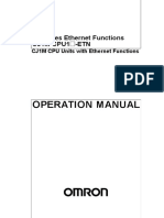 Operation Manual: CJ-series Ethernet Functions CJ1M-CPU1@-ETN