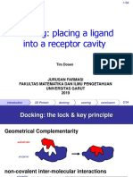 Docking: Placing A Ligand Into A Receptor Cavity