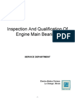 Emd-Bearing Inspection and Qualification of Engine Main Bearings