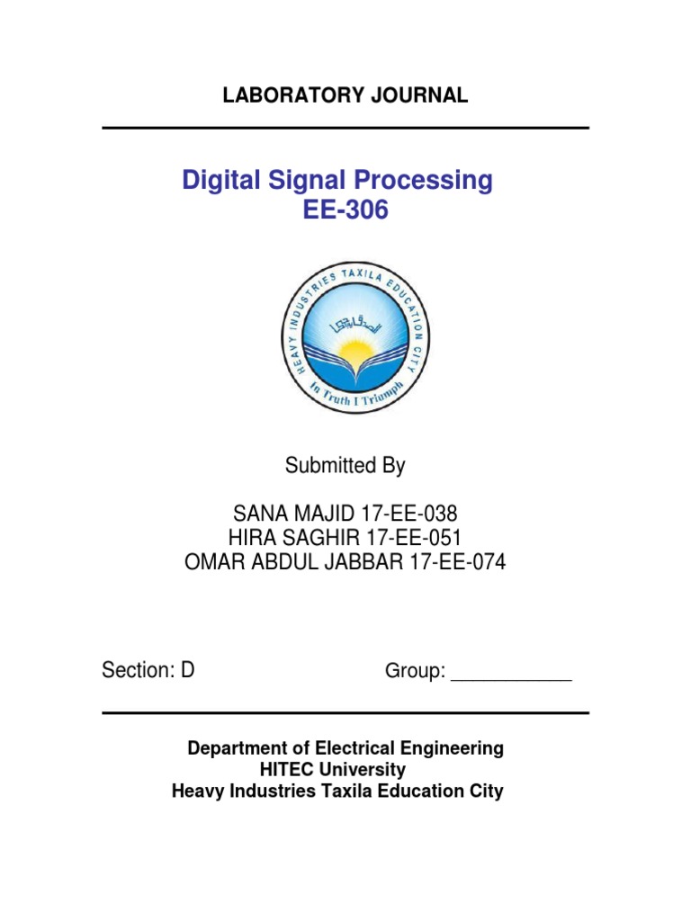Discrete Signal Convolution Lab Report | PDF | Teaching Methods & Materials