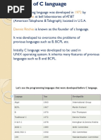 Basic of C Language