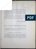 Jorge Luis Borges - Las Ultimas Comedias de Shaw (1936)