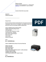 Penawaran Penyewaan Printer by FIS