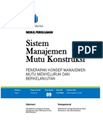 Modul Sistem Manajemen Mutu Konstruksi (TM10) - 2