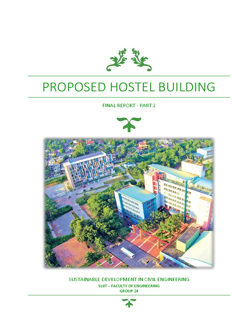 Sustainable Hostel Building Report | PDF | Ventilation (Architecture ...
