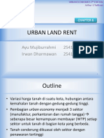 Urban Land Rent