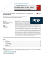 Hydrothermal Performance of Microchannel Heat Sink: The Effect of Channel Design