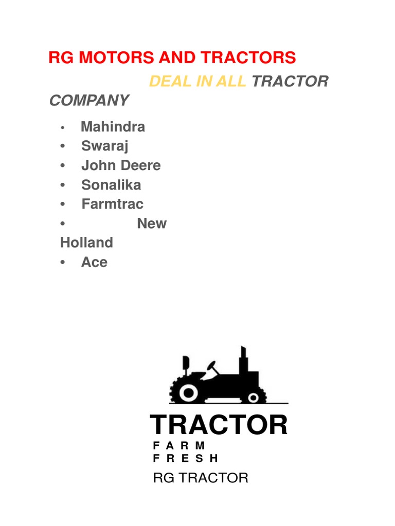 Tractor Sales: Mahindra, John Deere & More | PDF
