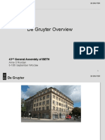 De Gruyter Overview: 43 General Assembly of BETH