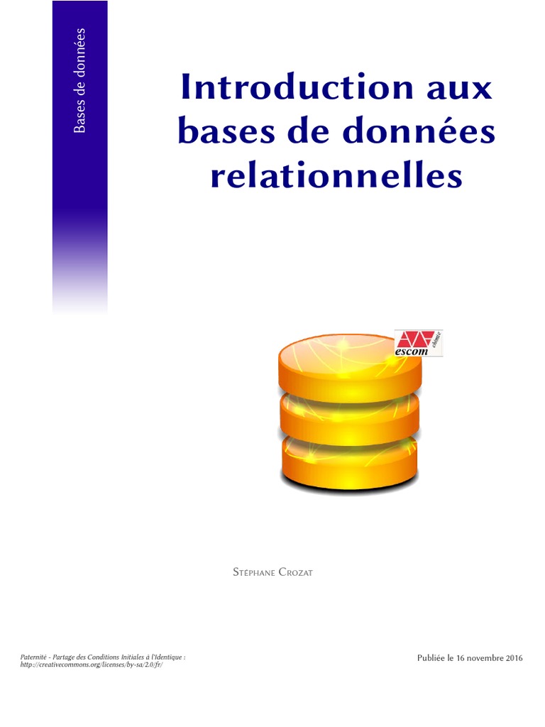 Database Fondamentaux | PDF | Base de données relationnelle | Bases de ...