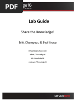 K16 Knowledge Management Lab Guide