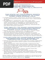 Takeaways: Donor Privacy