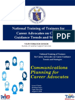 Communication Planning For Career Advocates - Final
