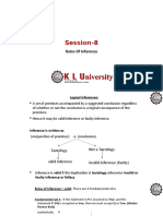 Session-8: Rules of Inference