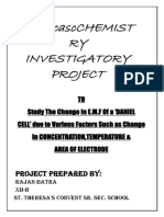 Ssdsacascchemist Ry Investigatory Project