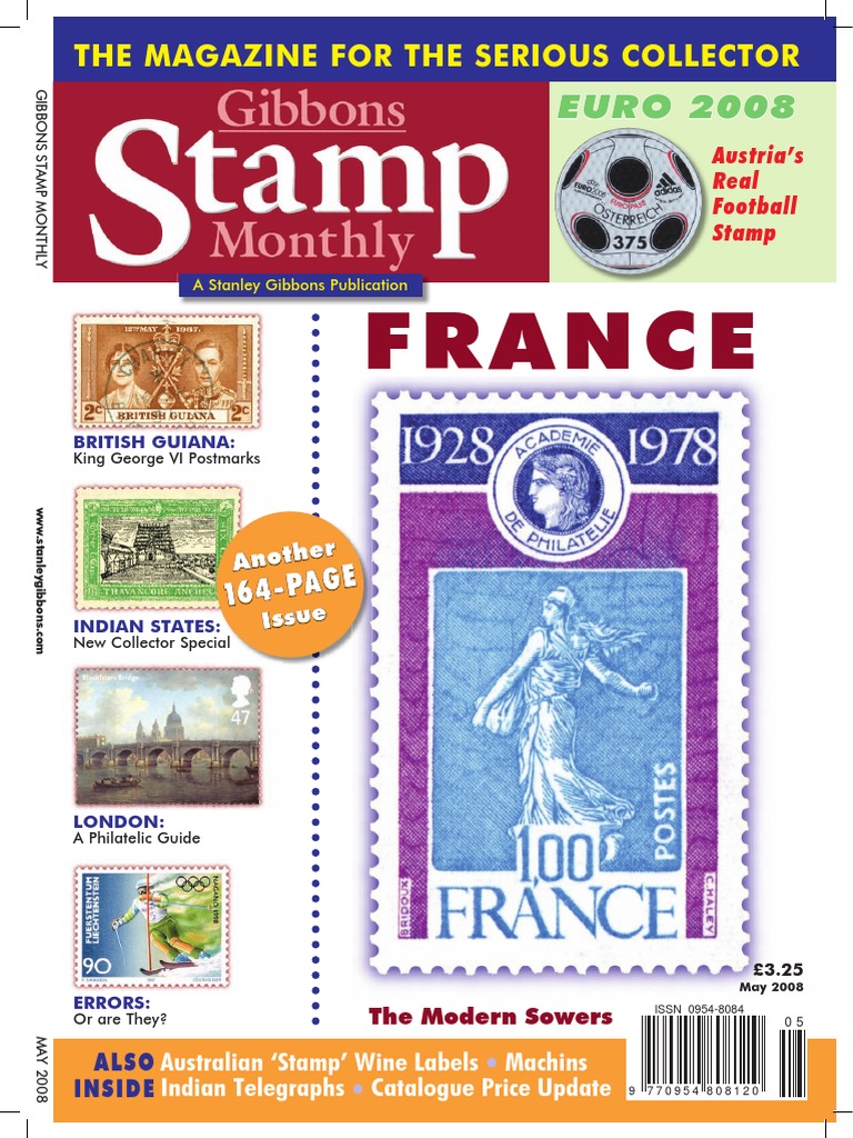 Gibbons Stamp Monthly 2008.05 | PDF | Mail | Postage Stamp