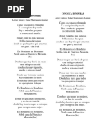 Letras de "La Valona" y "El Candú" | PDF