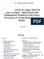 An Introduction To Auger Electron Spectros