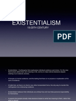Existentialism: 19-20TH CENTURY