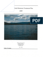 Gardom Lake Rotenone Treatment Plan