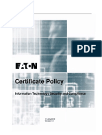 Eaton Certificate Policy