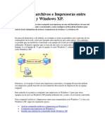 Compartir Archivos e Impresoras Entre Windows 7 y Windows XP