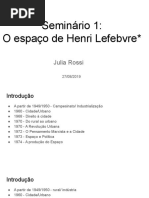 seminário o espaço lefebvre