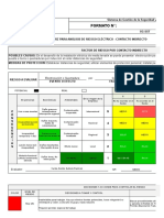 FT-SST-102 Formato Matriz para Análisis de Riesgo Eléctrico (Contacto Indirecto)