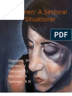 Women: A Sectoral Situationer: Caputero, MS. Carreon, V. Delucas, R.J. Nacional, A. Solomon, R.M