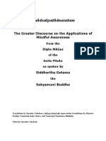 Satipatthana Retreat Handout Culadasa PDF
