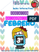3° Interactivos Educación Socioemocional Febrero