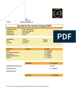 Salary Slip Underdoggs-AUGUST