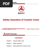 Safety Operation of Crawler Crane