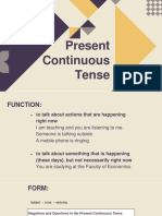 Present Continuous Tense