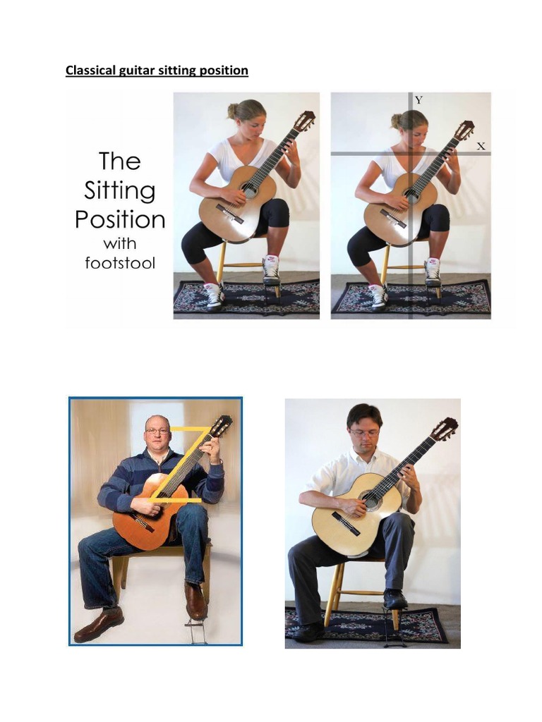 Classical Guitar Sitting Position PDF
