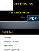 The Hall Effects Presentation