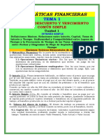 Matemáticas Financieras: Conceptos Básicos de Interés Simple