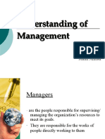 Understanding of Management