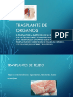 Transplante D Eorganos