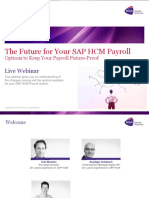 The Future For Your SAP HCM Payroll: Live Webinar